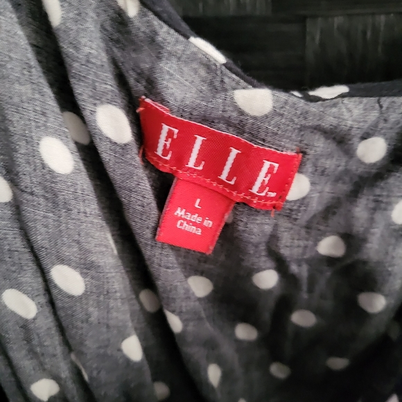 Elle Spaghetti Strap Summer Mini Dress - Polka Dots (L) - AI0405 - Picture 3 of 3